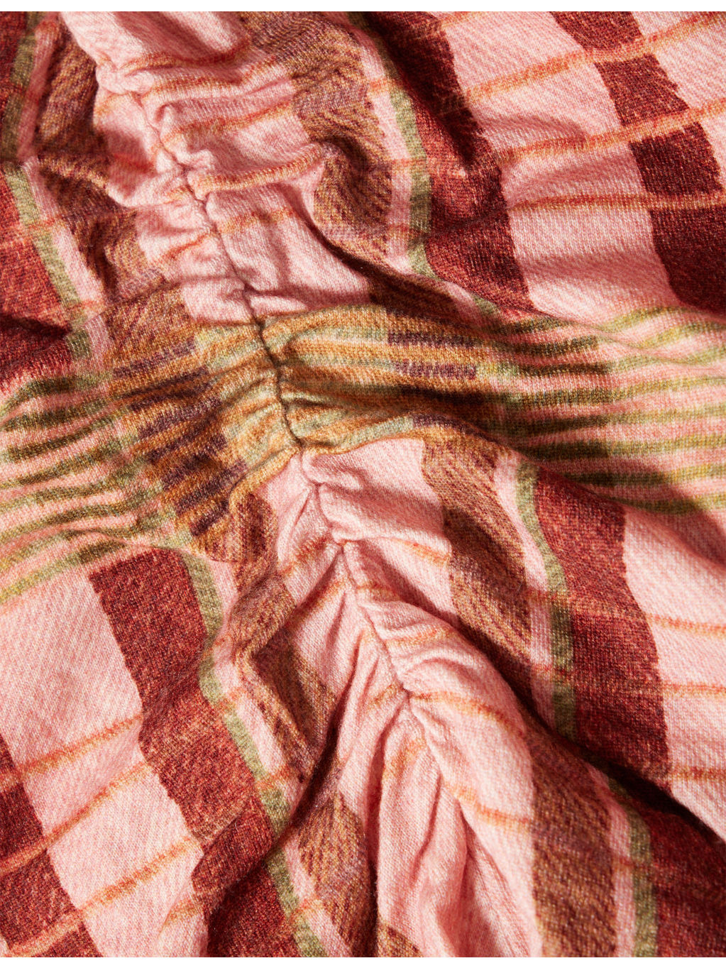Barbour x FARM Rio Thalita Ruched Wool Top - 6