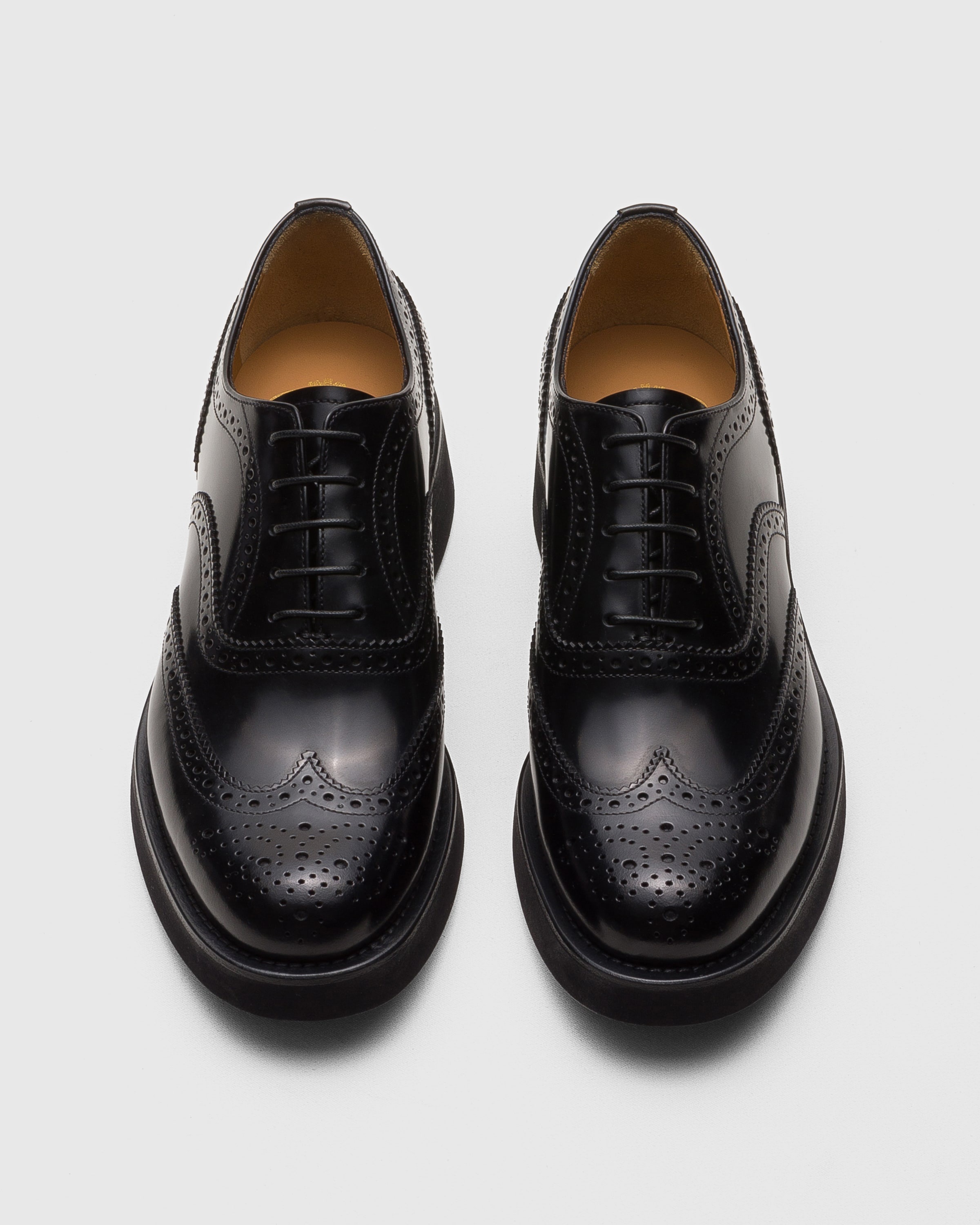 Polished Fumé Oxford Brogue - 5