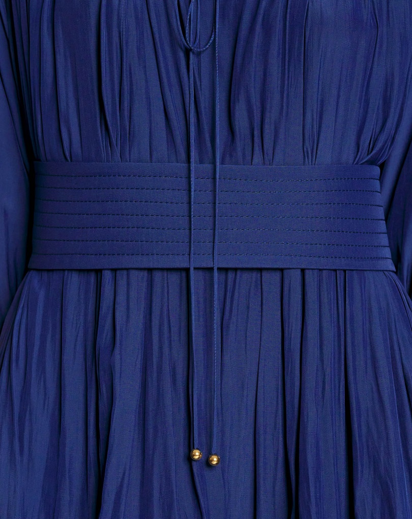 SHORT CHARMEUSE DRESS - 5
