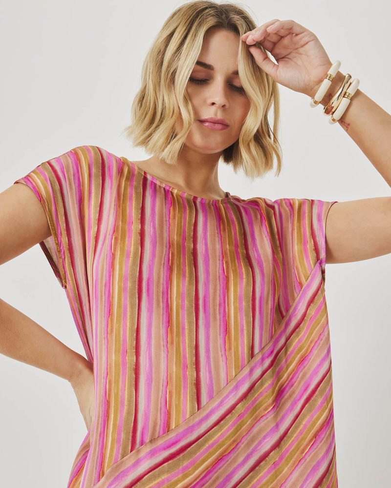 Splendid Kelsea Stripe Mini Dress outlook