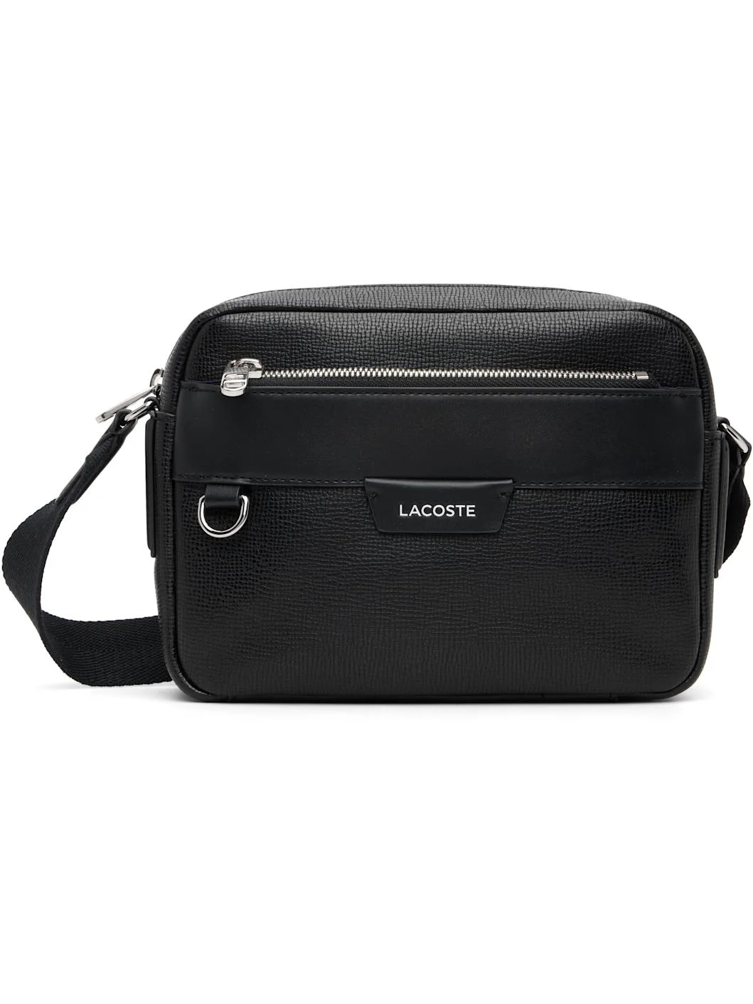 Black Ossian Leather Reporter Bag - 1