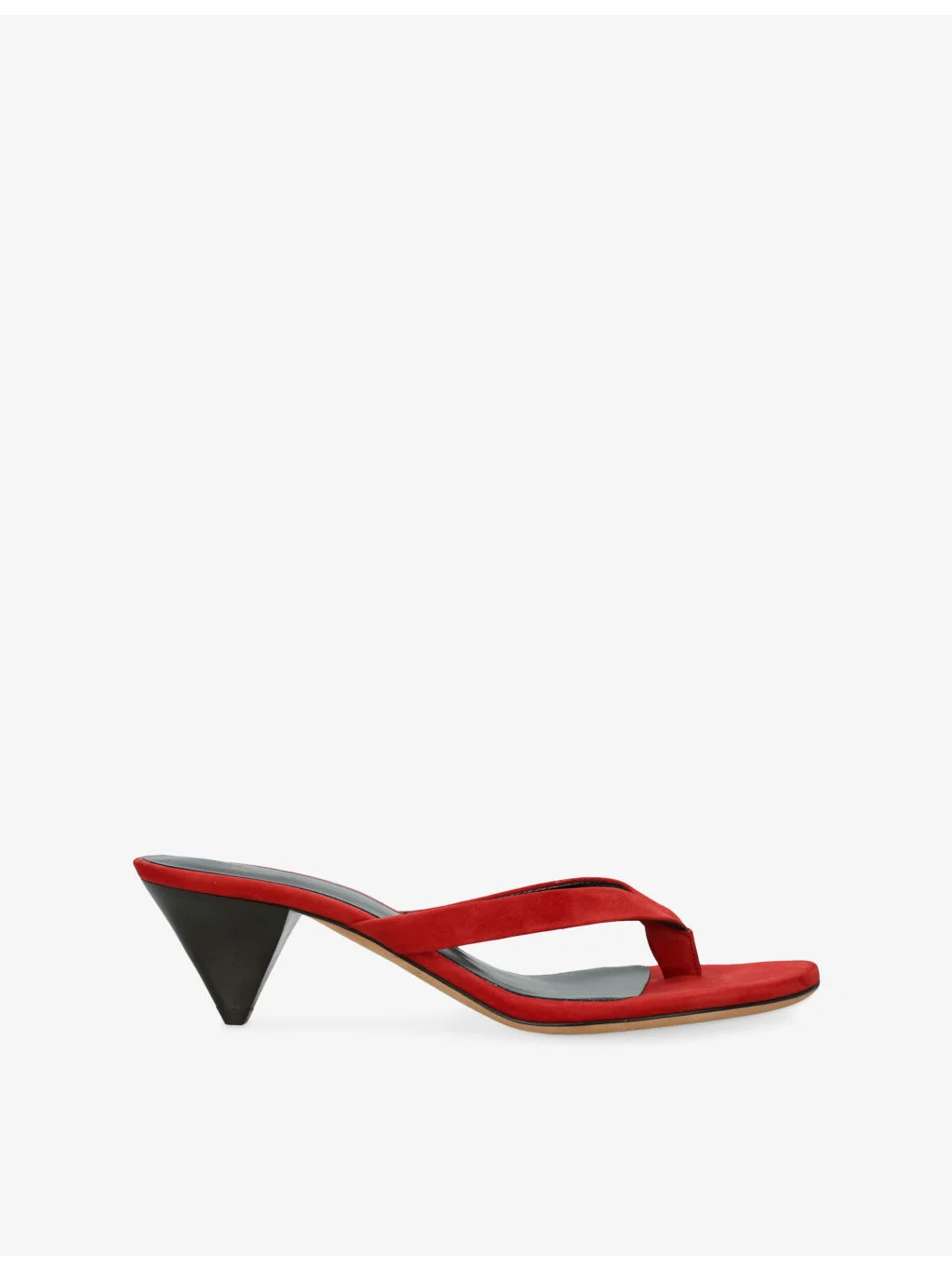 Rooty Nubuck-Leather Heeled Sandals - 1