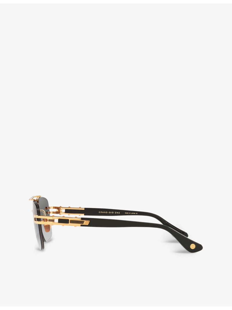 DTS138-A-01-Z Grand-Evo One square-frame titanium aviator sunglasses 4