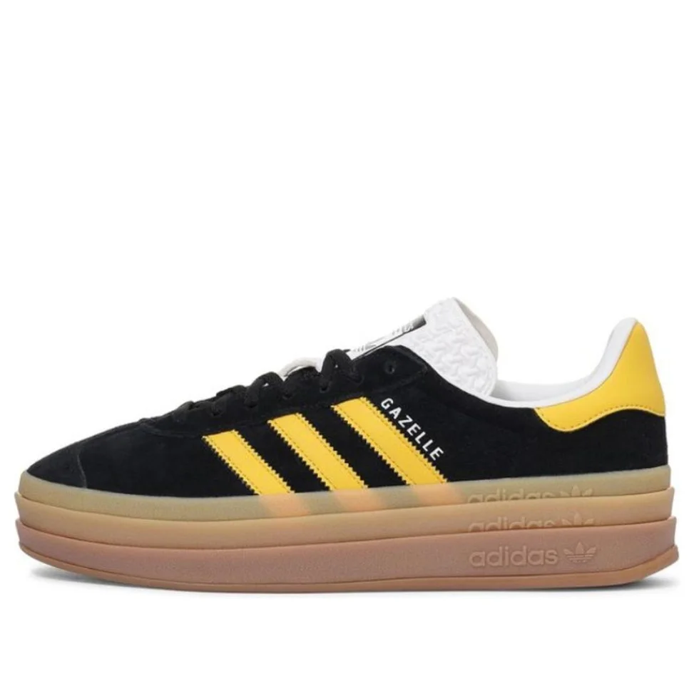 (WMNS) adidas Gazelle Bold 'Black Bold Gold' IE0422 - 1