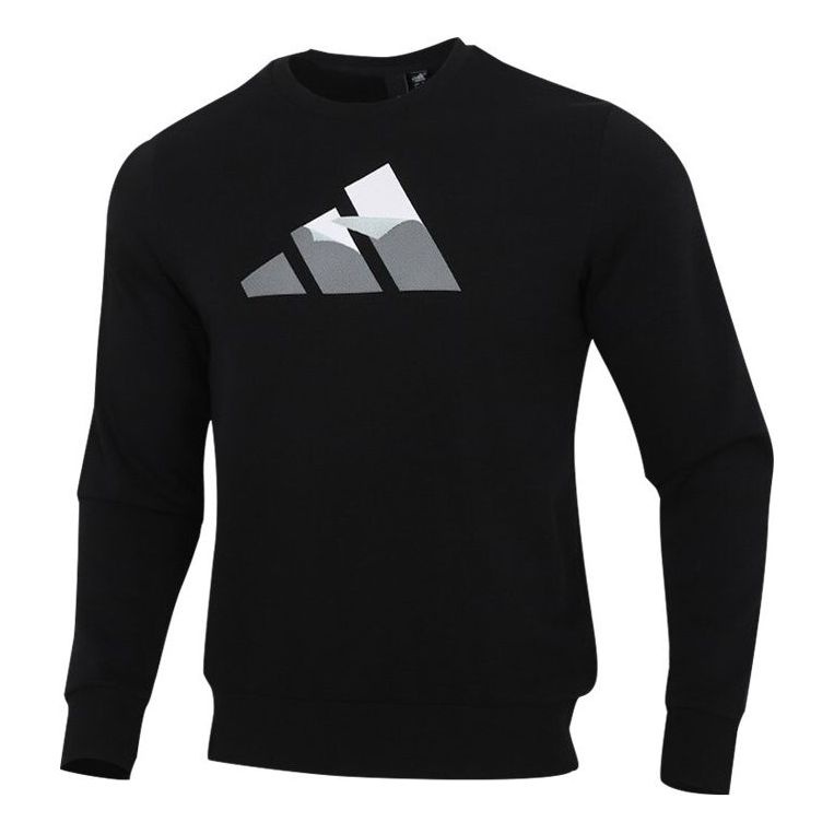 adidas Casual Sports Round-neck Hooded SweaterMen Black GR6957 - 1