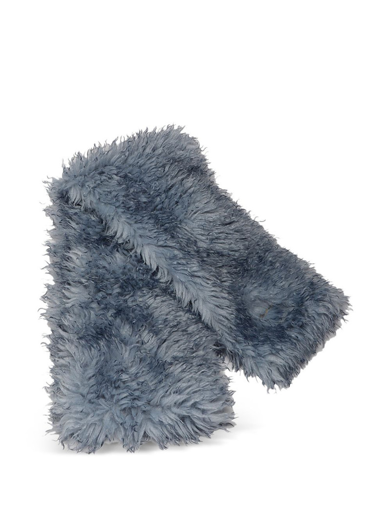 long pile alternative fur scarf 1