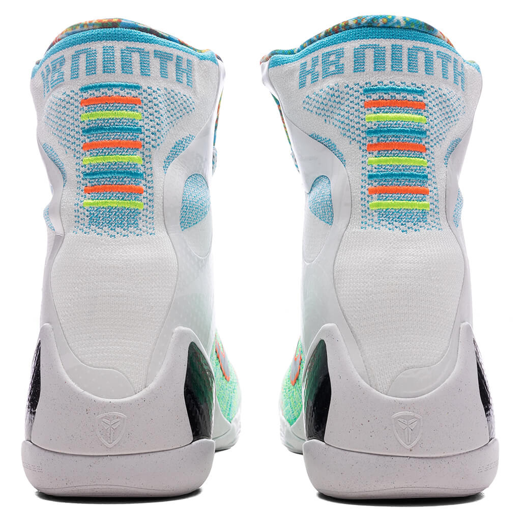 KOBE IX ELITE HIGH PROTRO 'WHAT THE KOBE?' - WHITE/REFLECTIVE SILVER/CHLORINE BLUE - 4