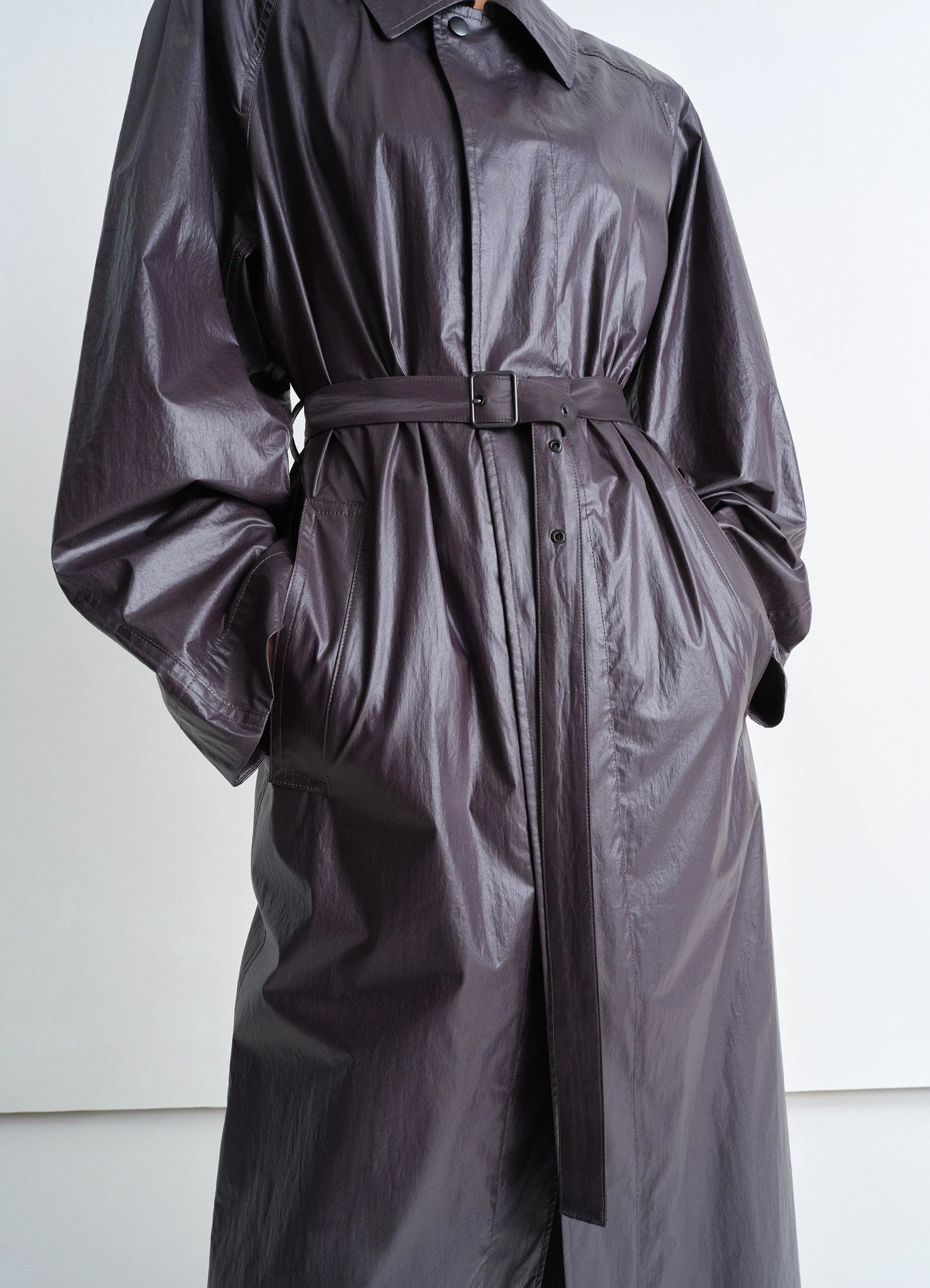 LIGHT BELTED COAT - 4