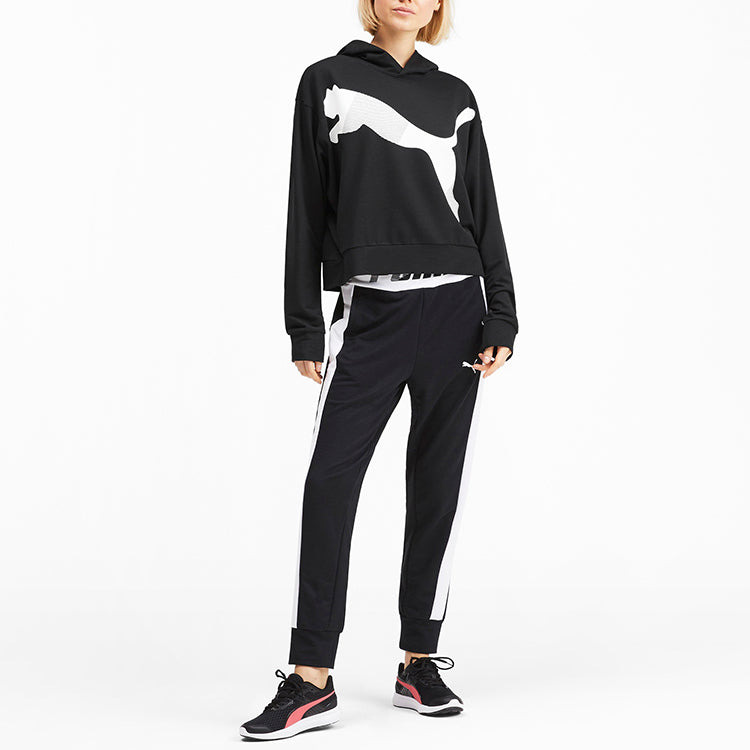 (WMNS) PUMA Athletic Hoodie 'Black' 581034-01 - 3