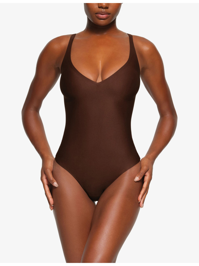 SKIMS SKIMS Body Plunge Thong Stretch-Woven Body outlook