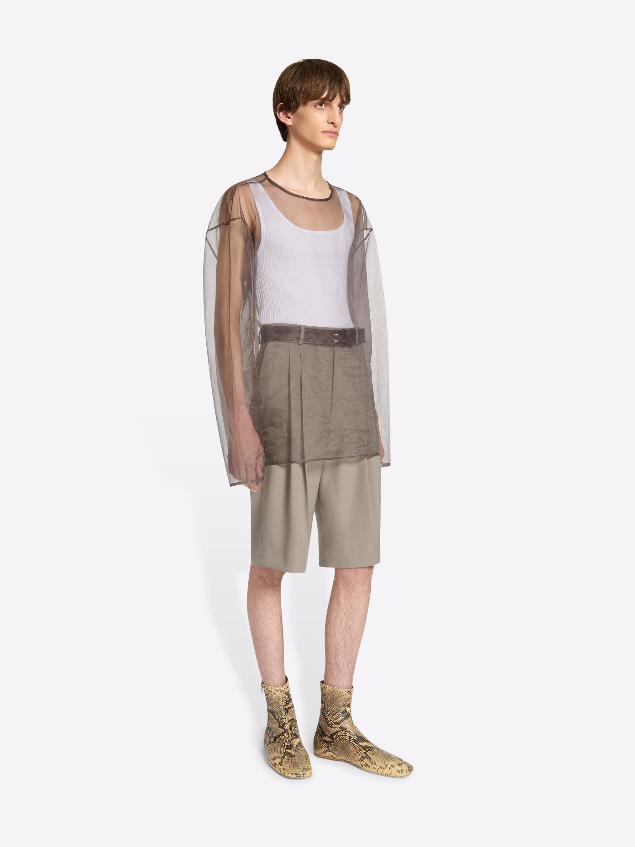 TAILORED WOOL SHORTS - 3