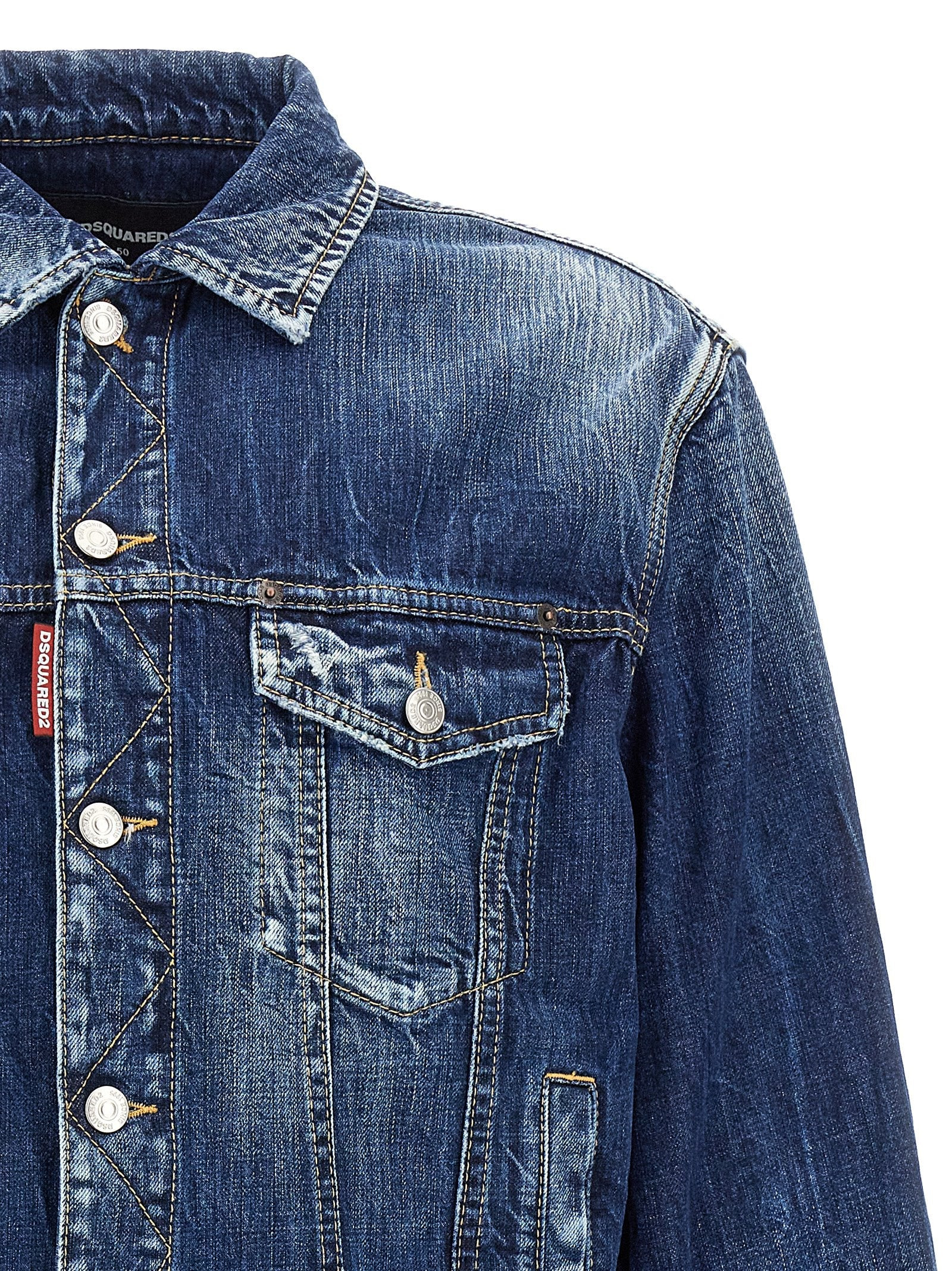 Dsquared2 Men 'Be Cool Be Nice Wash L.A.' Jacket - 3
