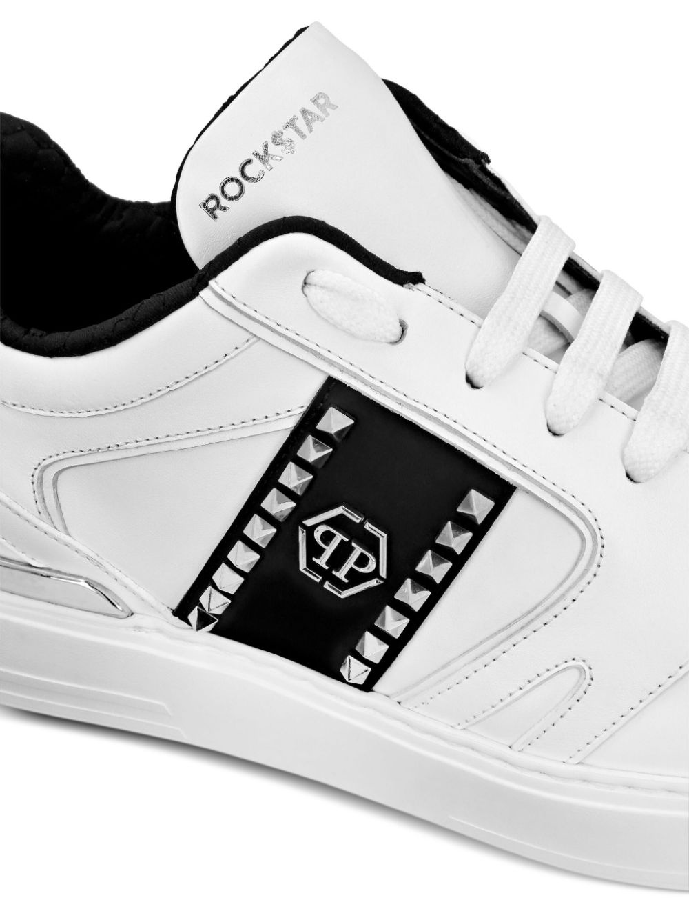 Low-Top Leather Sneakers - 4