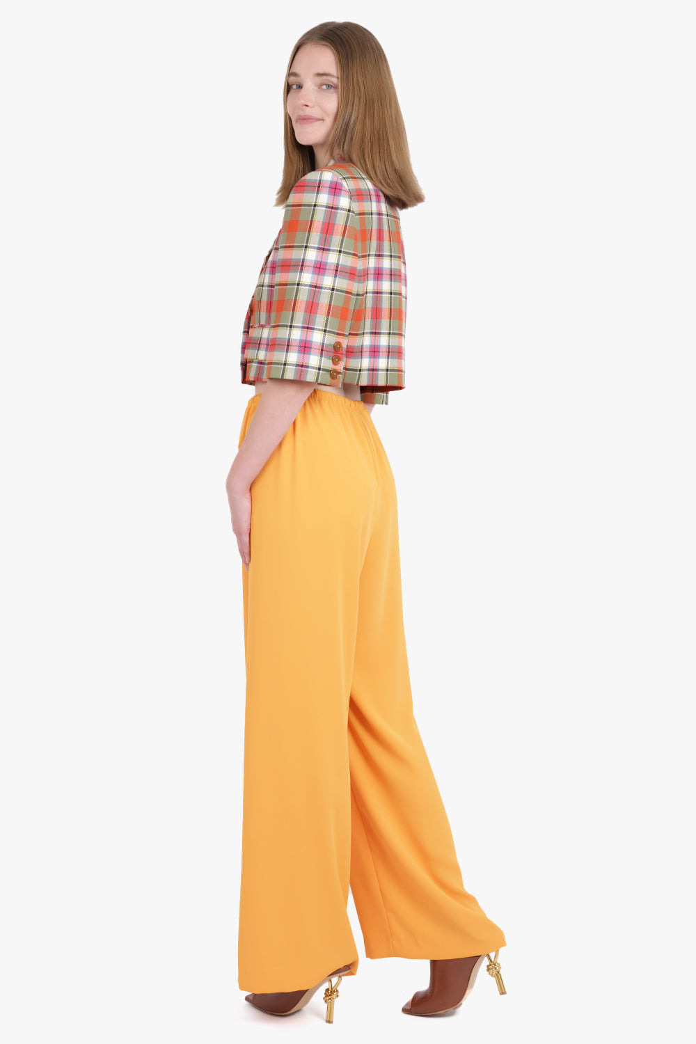 PUVIS WIDE LEG DRAWSTRING PANT | ORANGE - 5