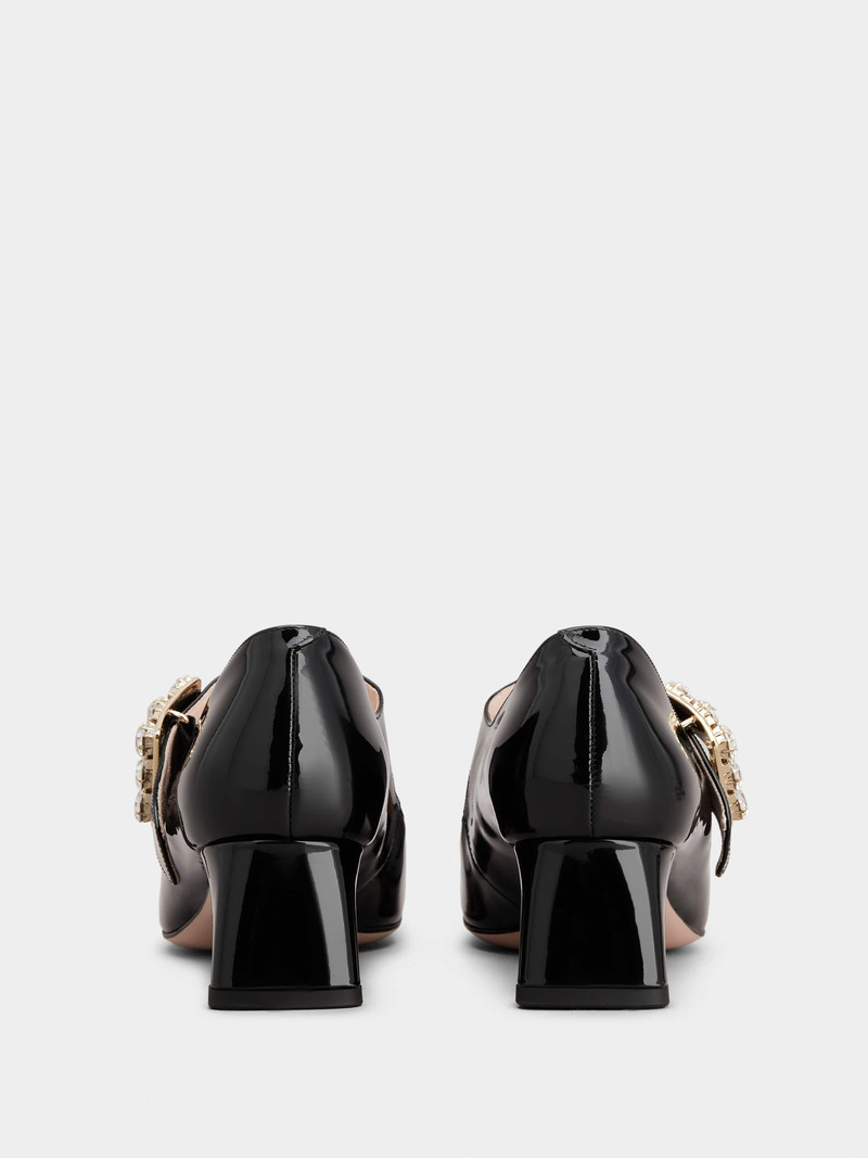 Roger Vivier Très Vivier Rhinestone Buckle Babies Pumps outlook