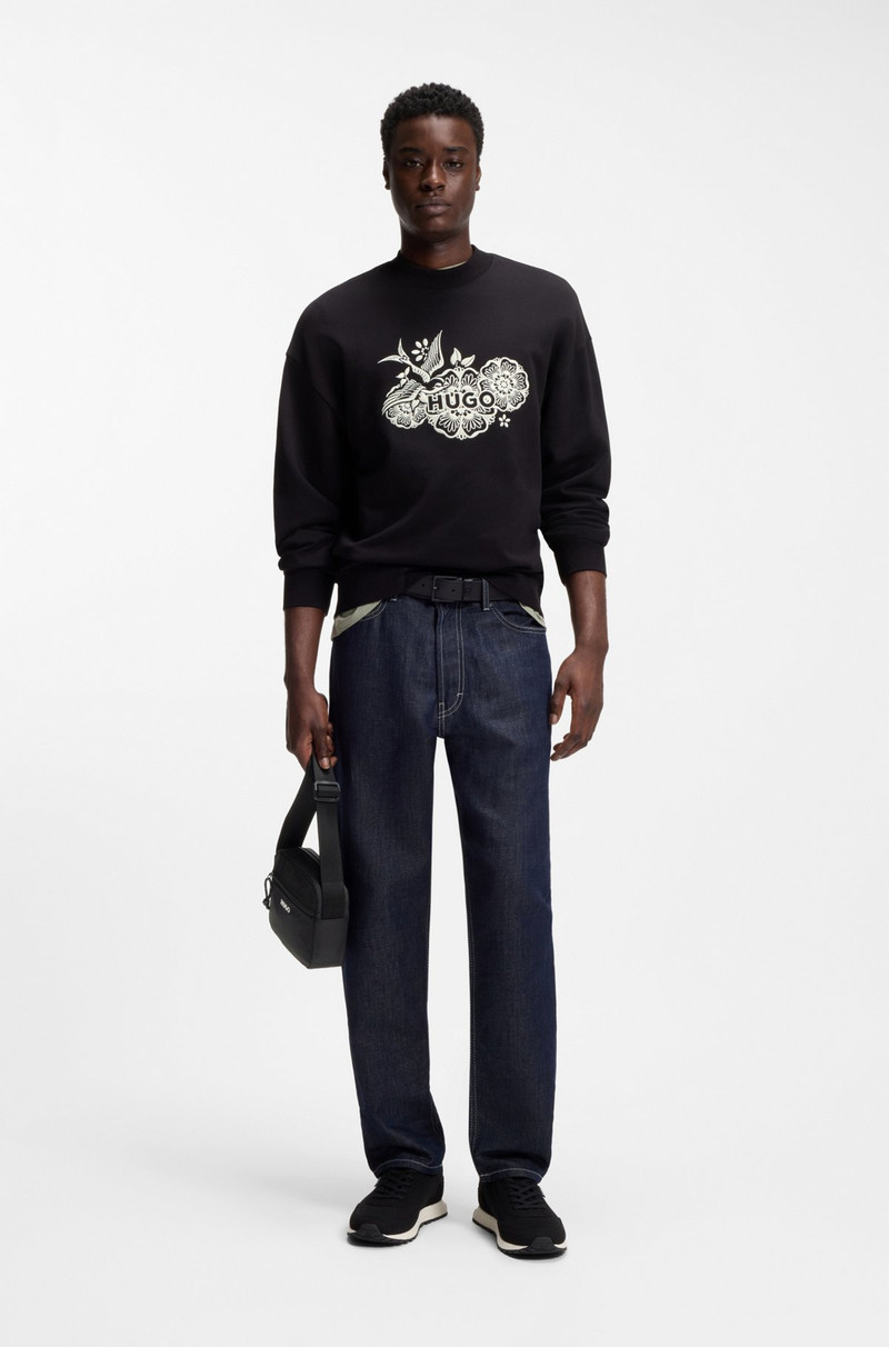 HUGO CROSSBODY BAG WITH CONTRAST LOGO PRINT outlook