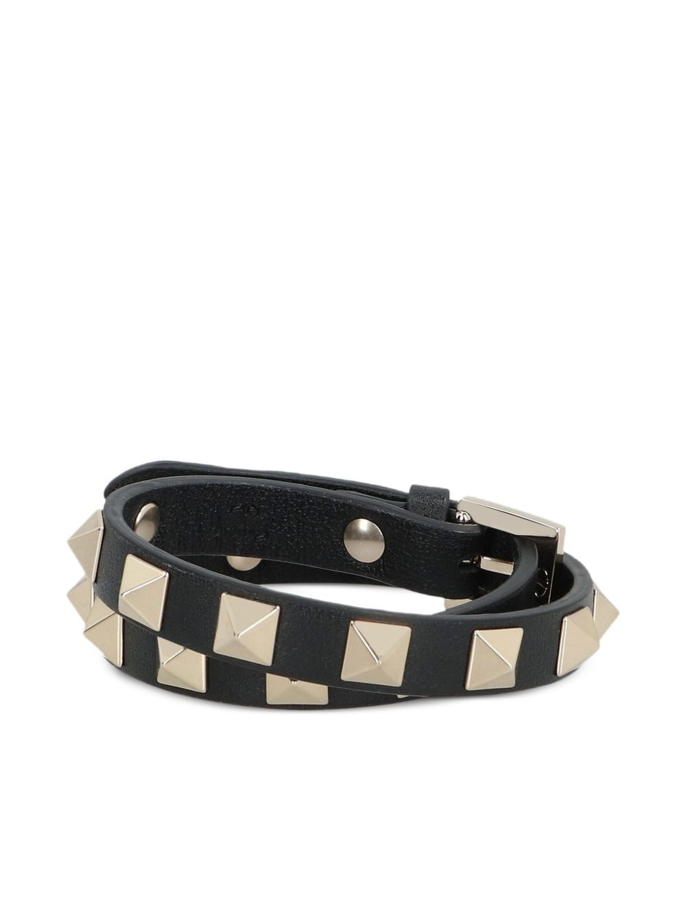Rockstud leather bracelet - 1
