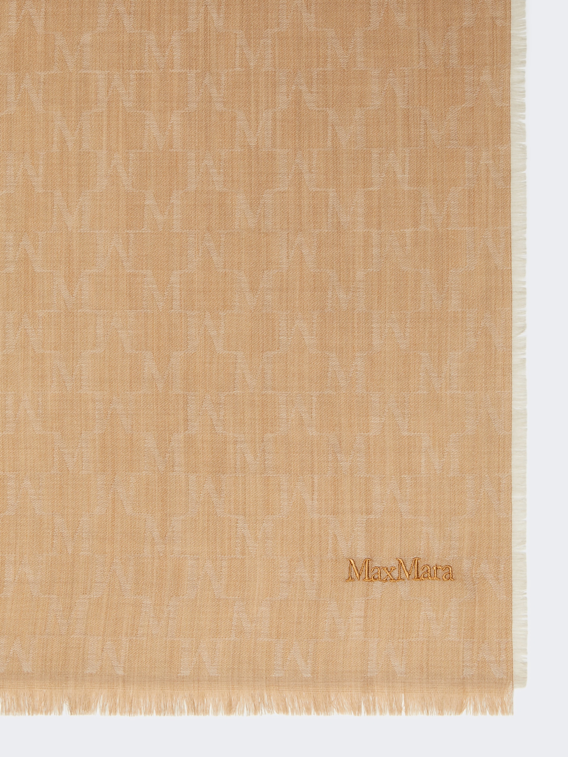 MAGICO Monogram wool stole - 2