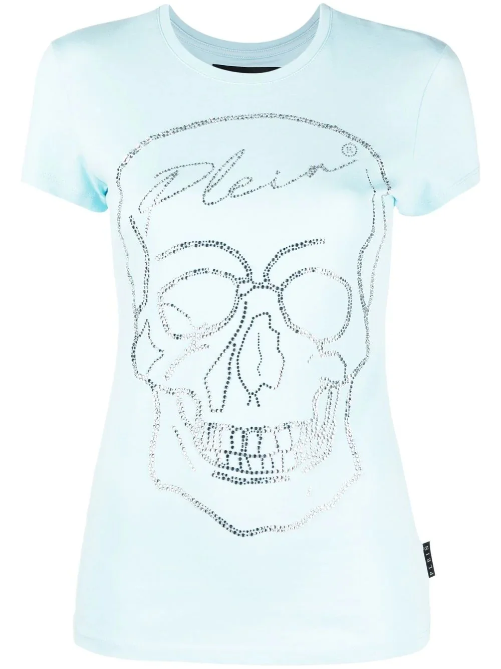 crystal skull cotton T-shirt - 1