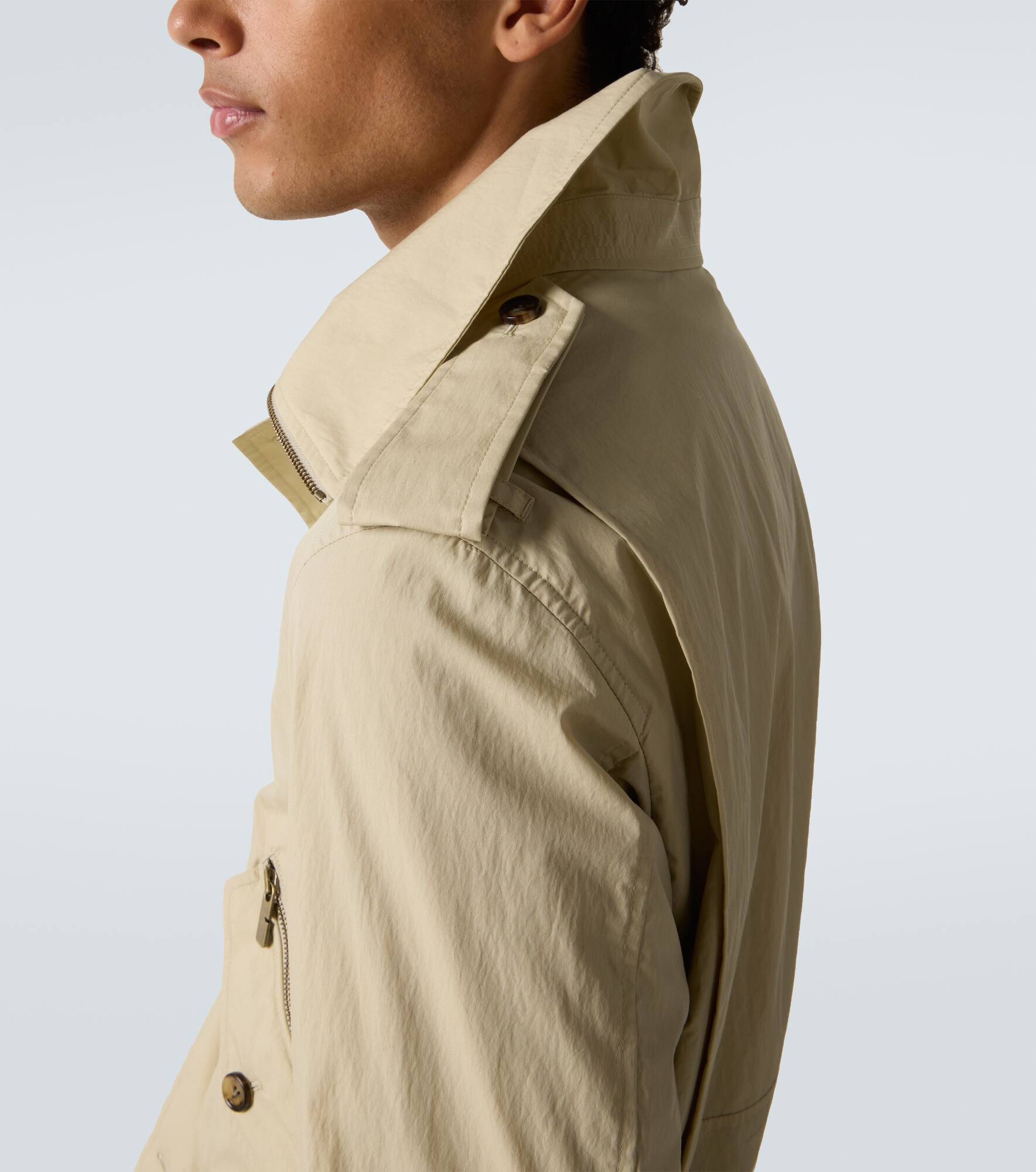 Cotton-blend blouson jacket - 6