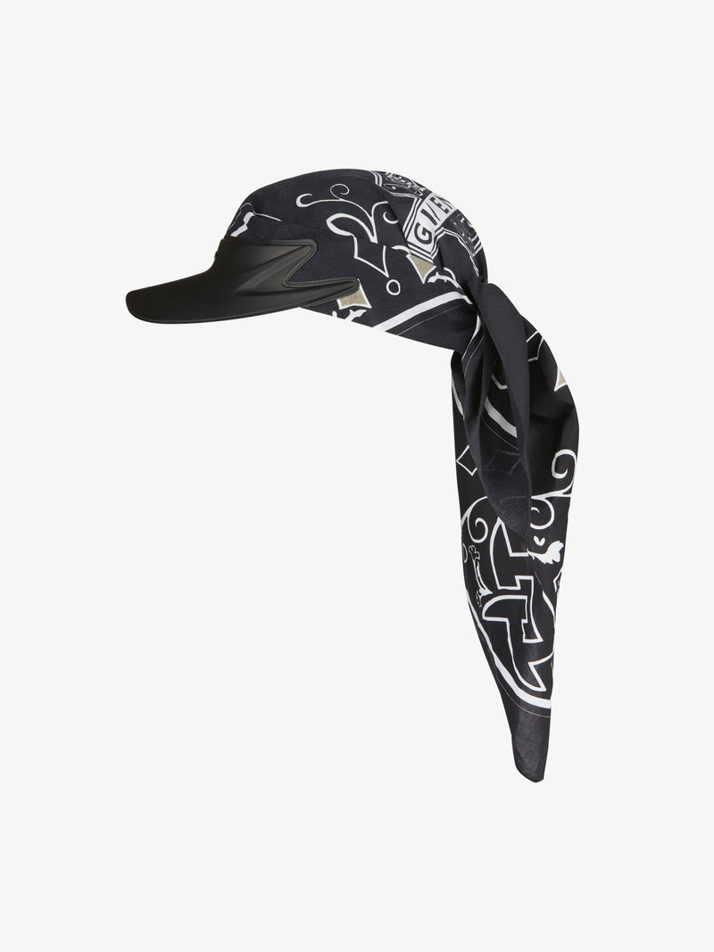 GIVENCHY VISOR IN RUBBER WITH BANDANA 4