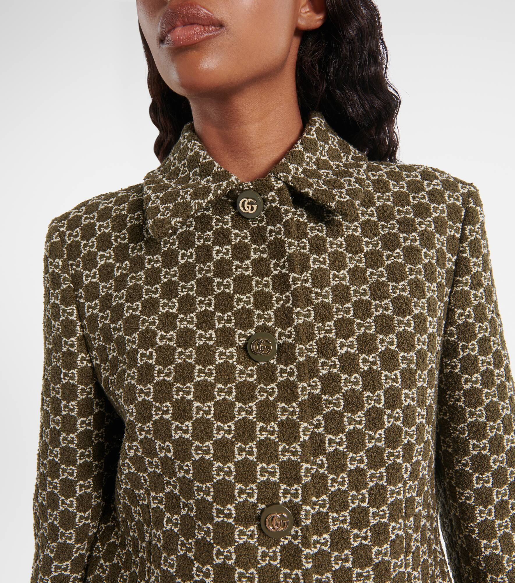 GG tweed blazer - 4