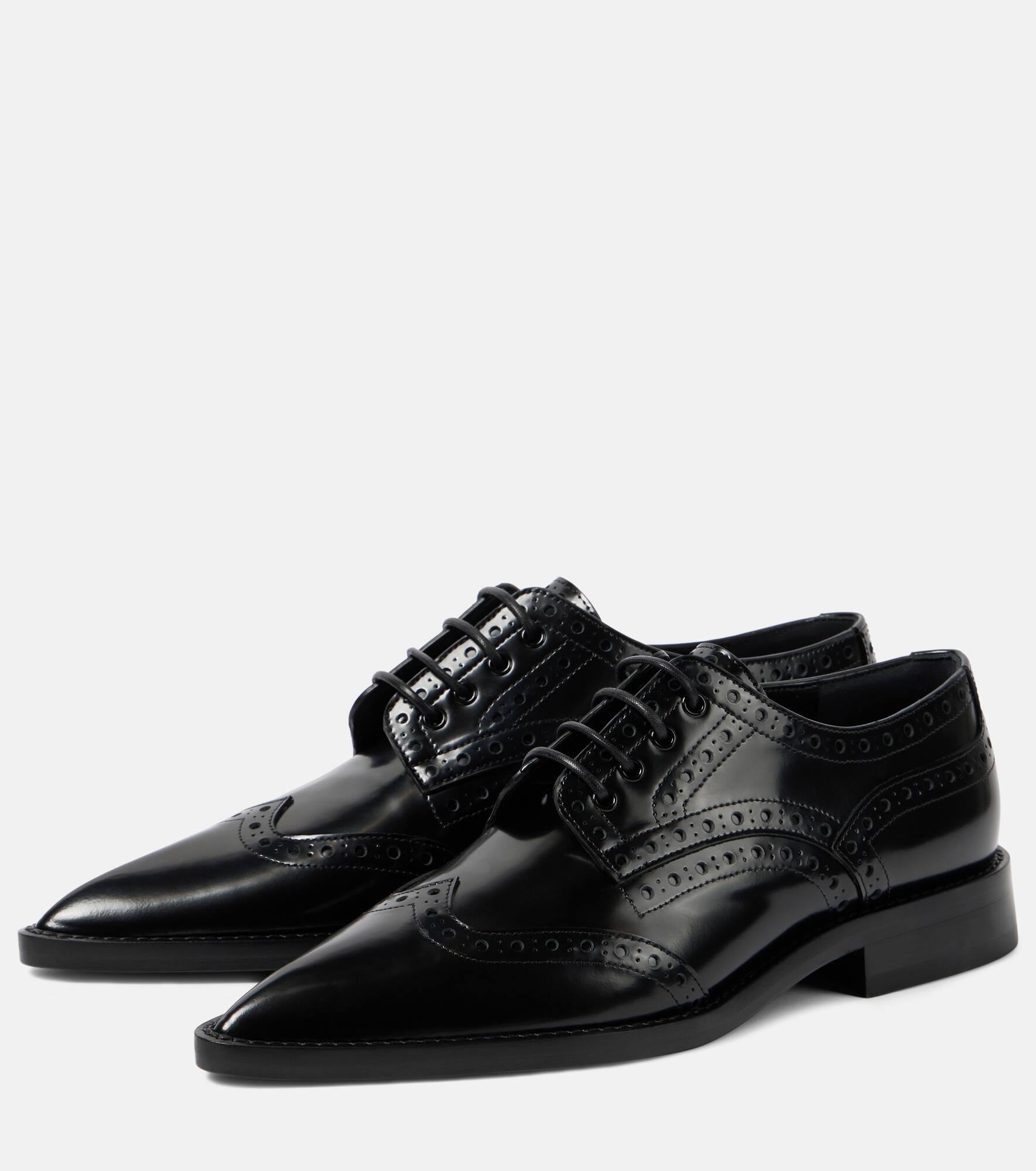Leather brogues - 5