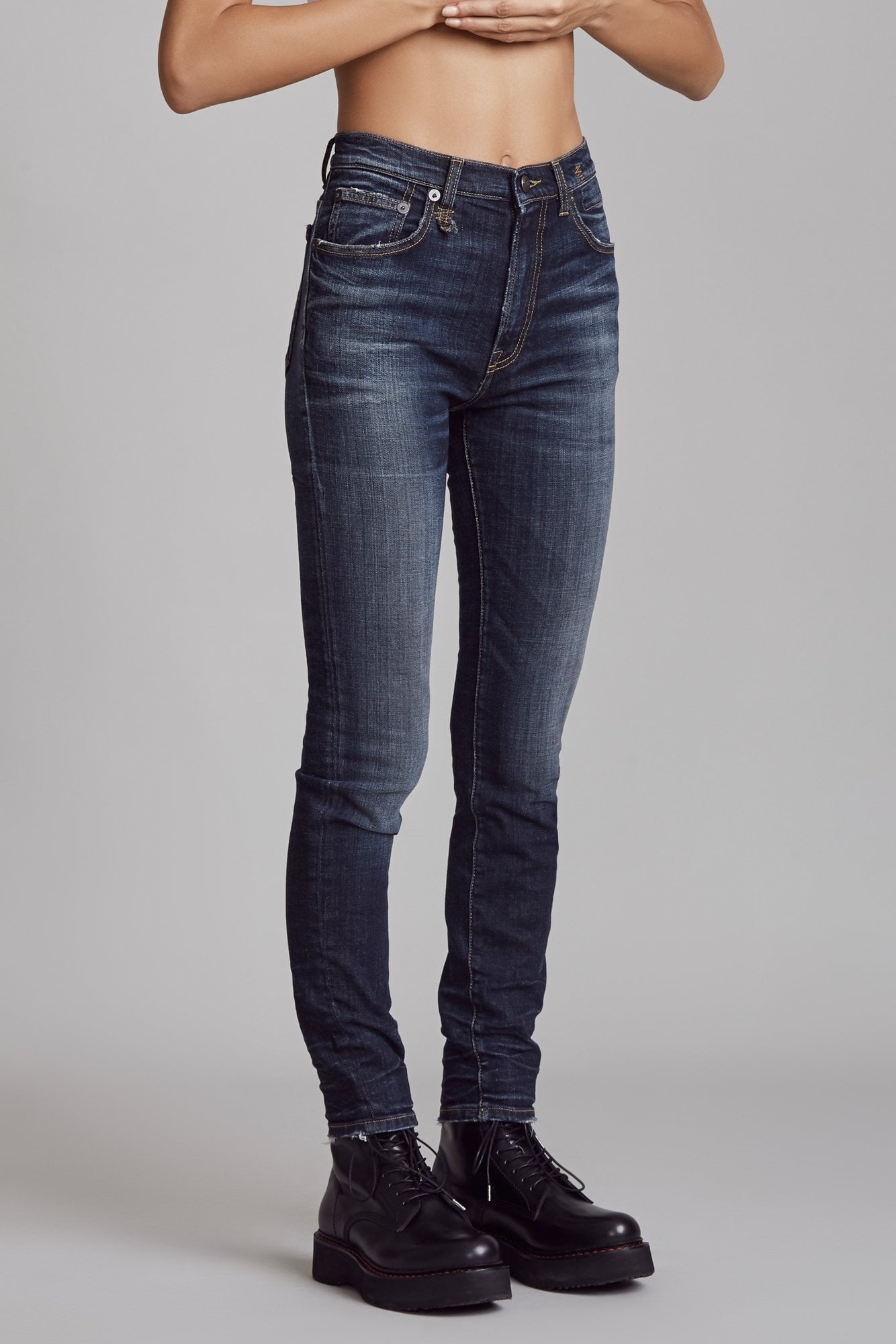 High Rise Skinny - Howell Indigo | R13 Denim - 2