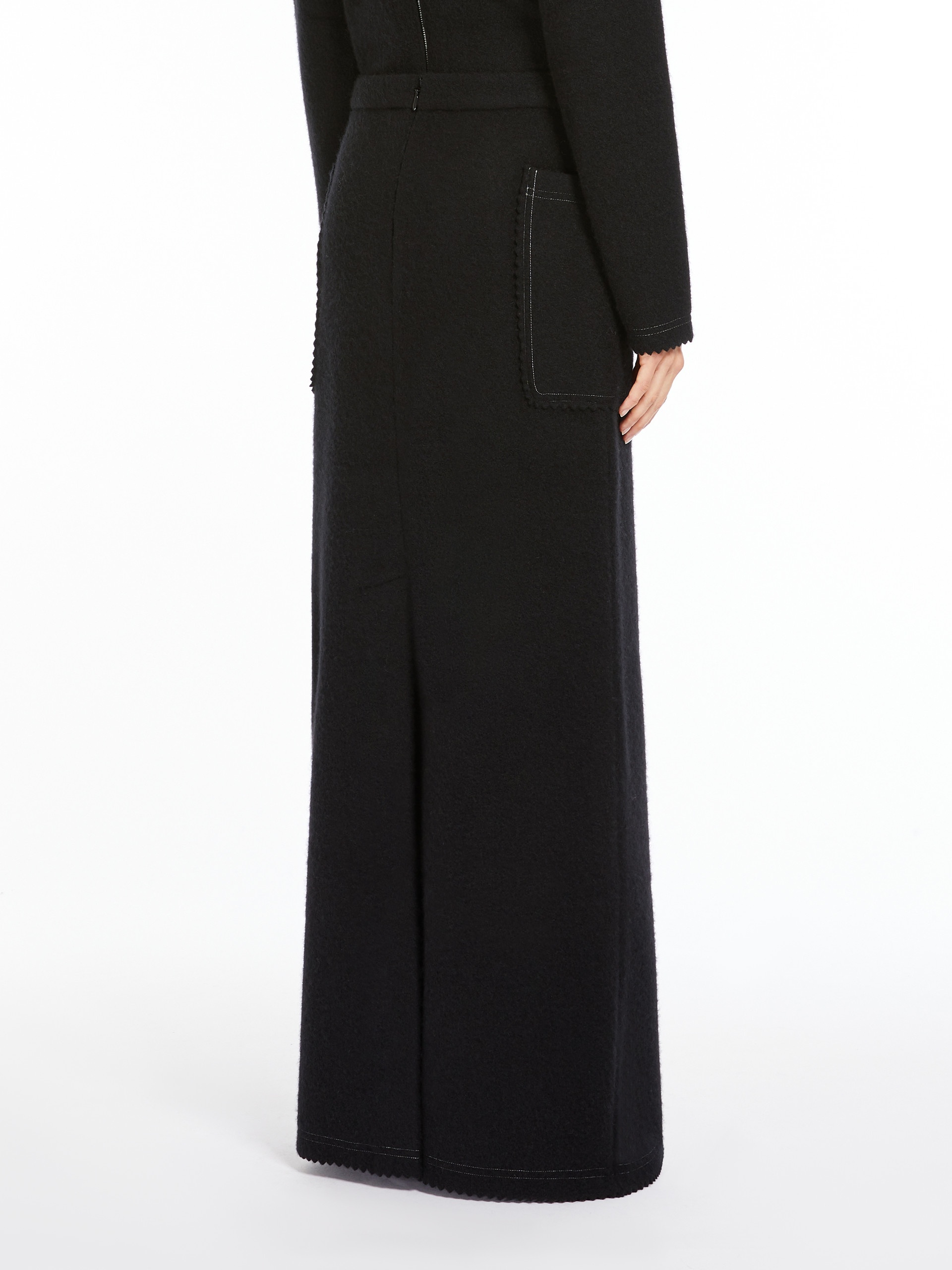 GALOSCE Wool and cashmere long skirt - 4