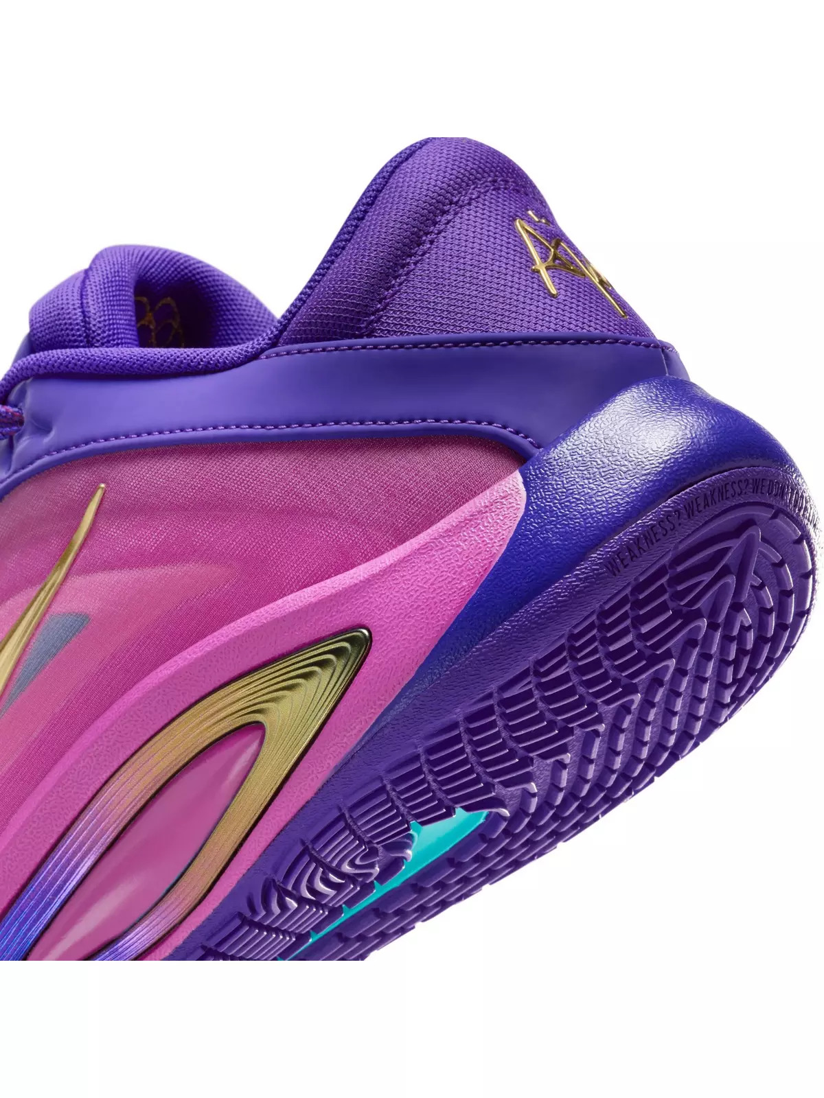 A'One "Fierce Purple" Unisex Basketball Shoe - 5
