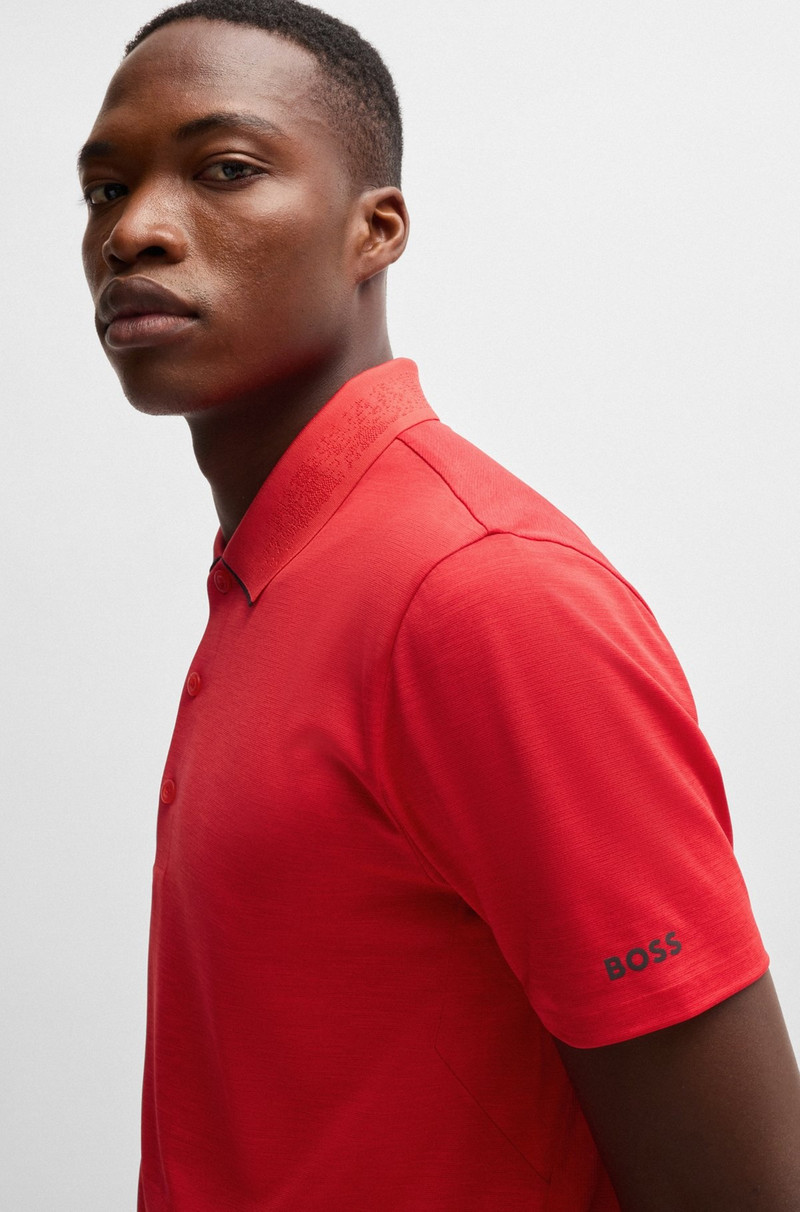 QUICK-DRY STRETCH-JERSEY POLO SHIRT WITH LOGO DETAIL 3