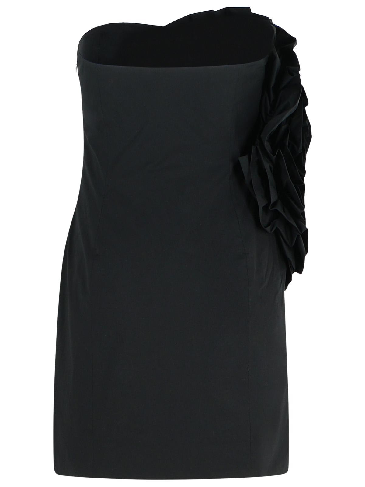 Rotate 'Flower' Black Cotton Dress Women - 3