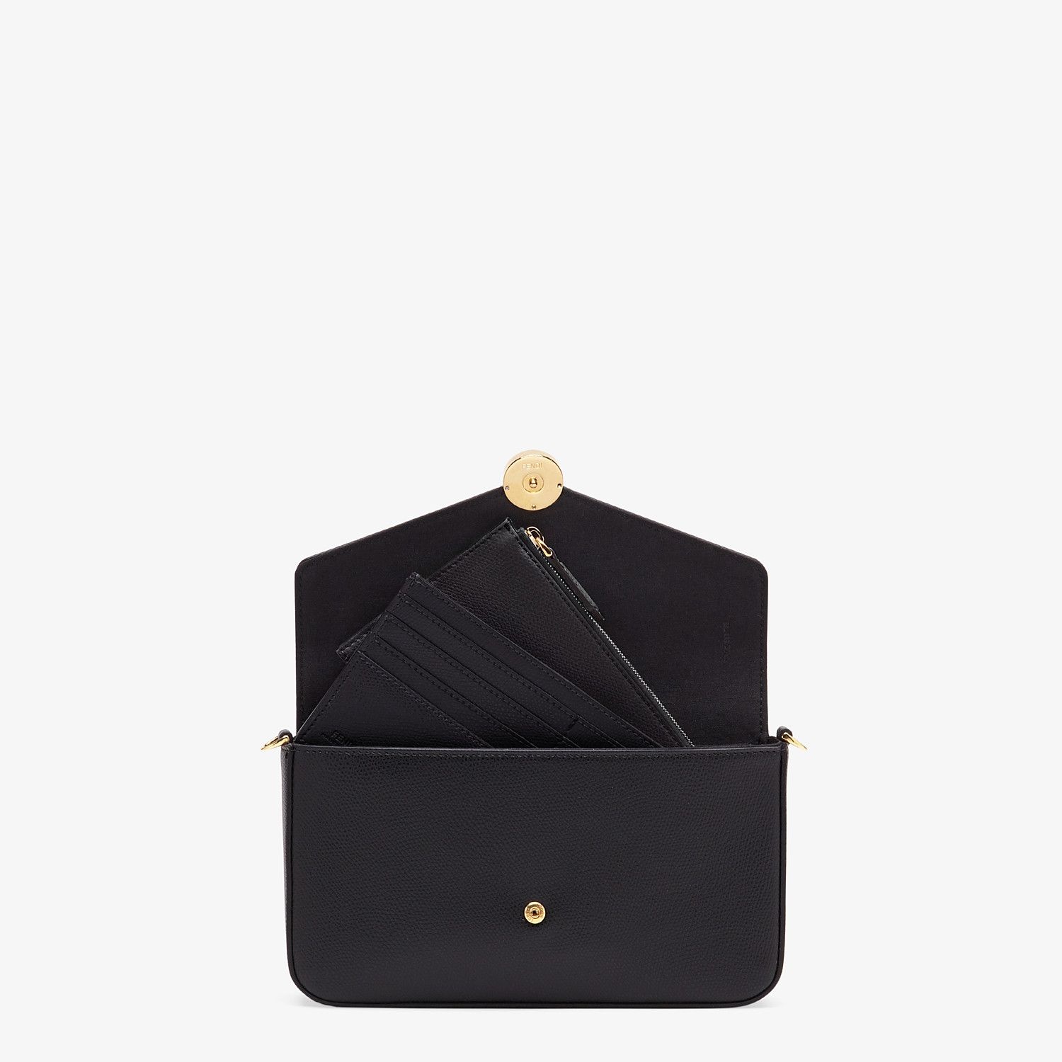 Black leather mini-bag - 6