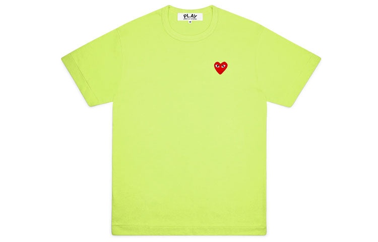 COMME des GARCONS PLAY Logo Pattern Short Sleeve Green AZ-T272-051-3 - 2