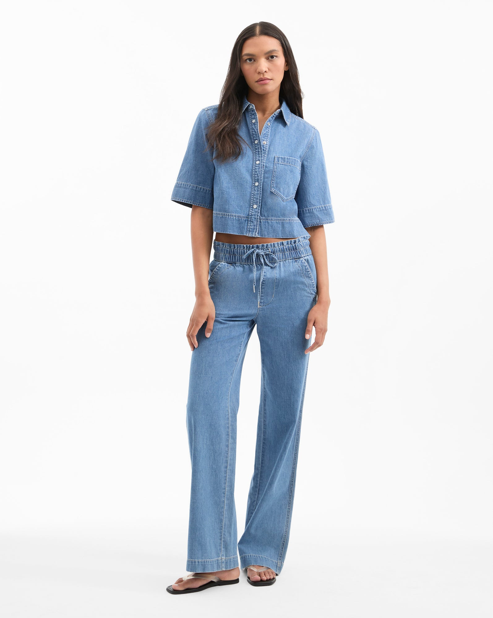 DUNFORD WIDE-LEG JEAN - 6