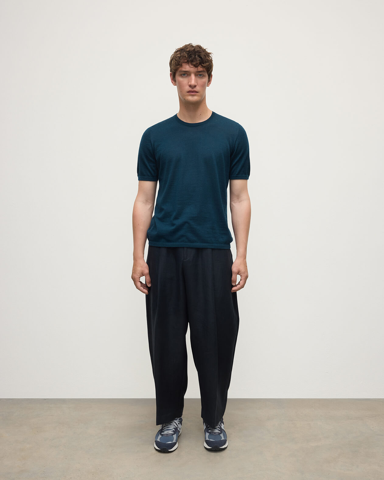 Green Superfine Cashmere T-Shirt - 2