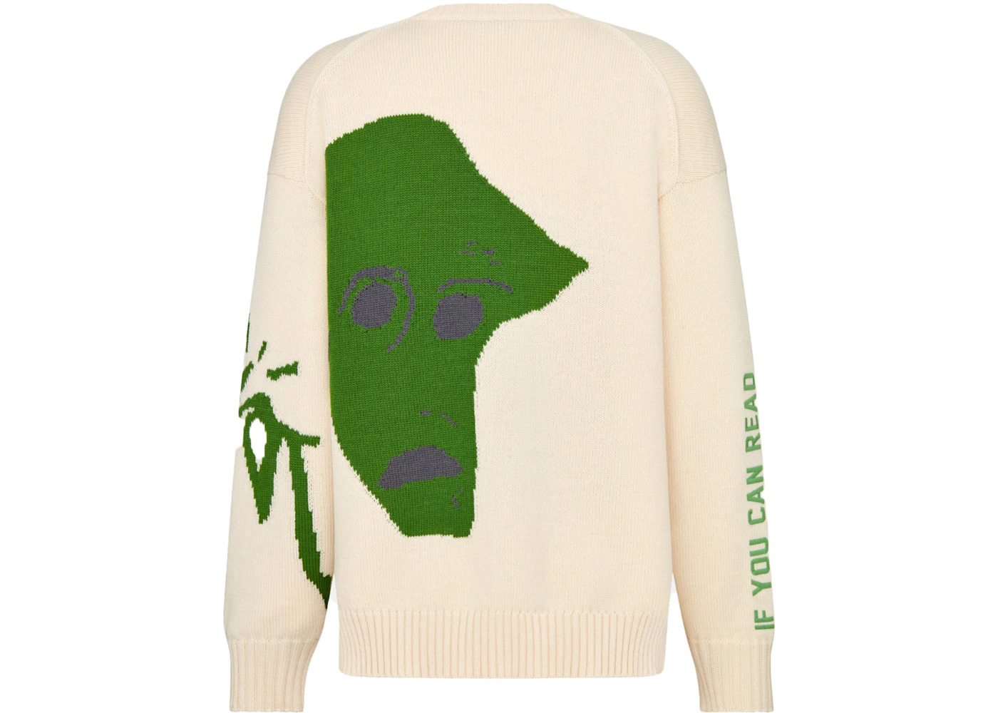 Dior x CACTUS JACK Oversized Sweater Ecru - 2