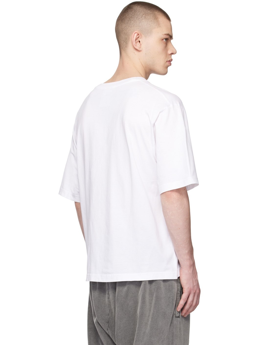 White Patch Pocket T-Shirt - 3