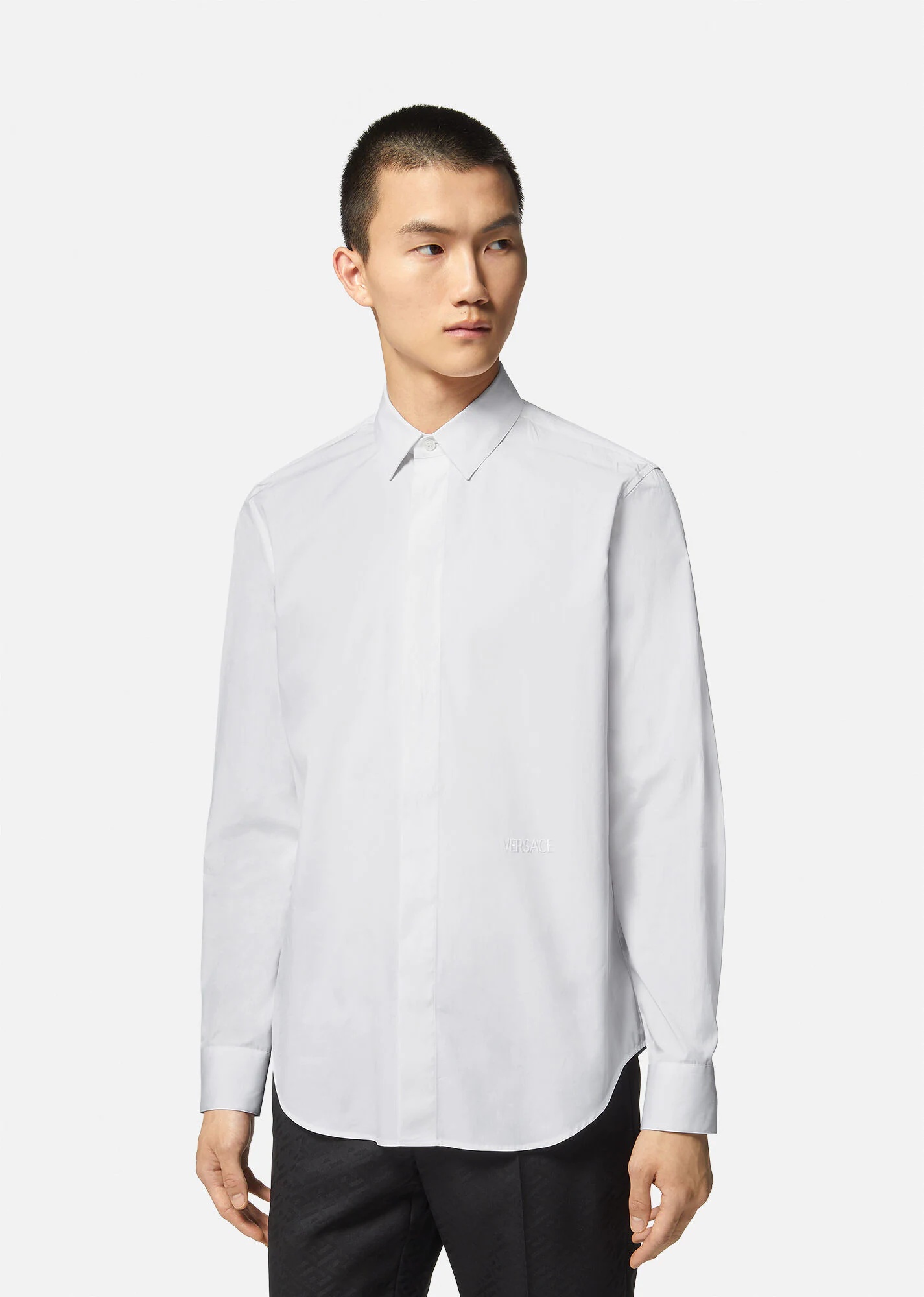 Logo Embroidered Shirt - 3