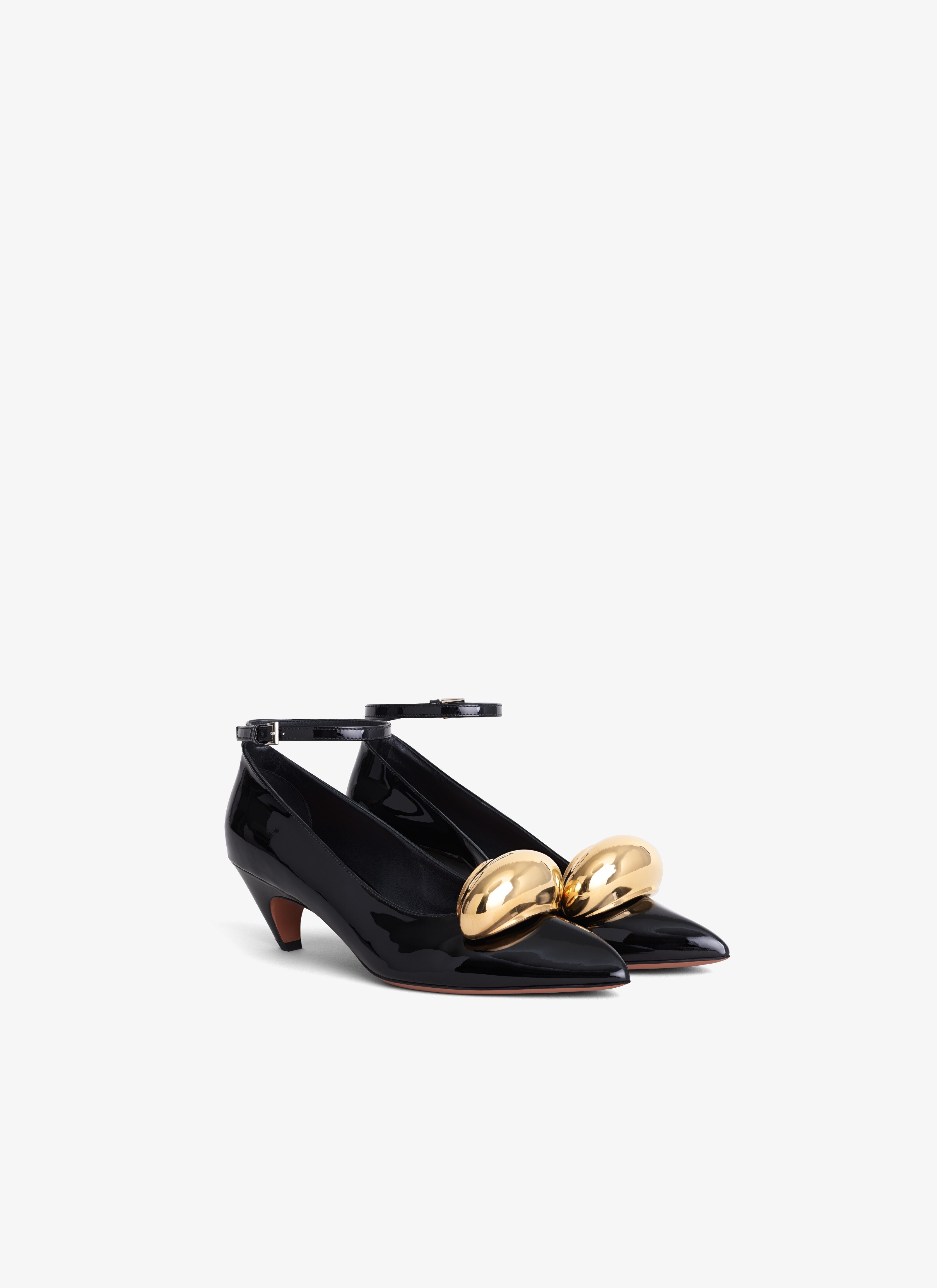 SHARK JEWEL PUMPS IN CALFSKIN - 3