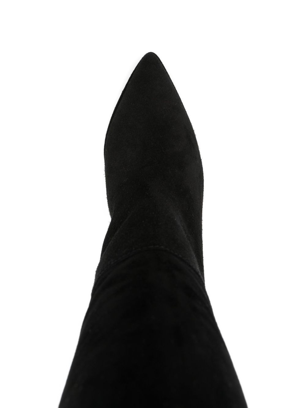 100mm suede knee-high stiletto boots - 4