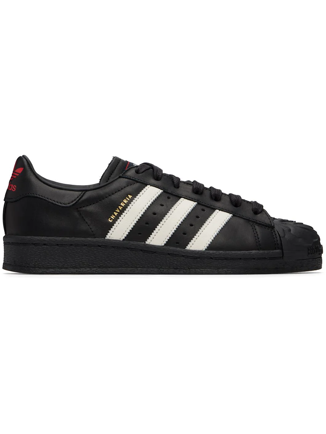 Black adidas Originals Edition Chavarria Superstar Sneakers - 1