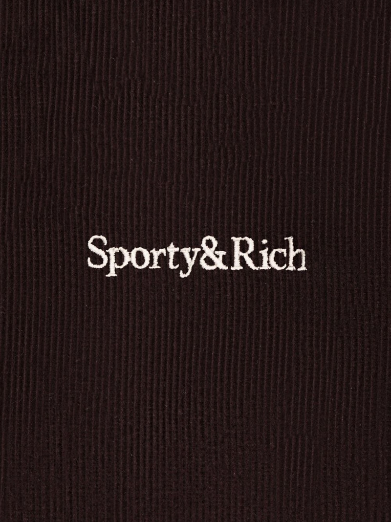 Sporty & Rich embroidered-logo bomber jacket outlook