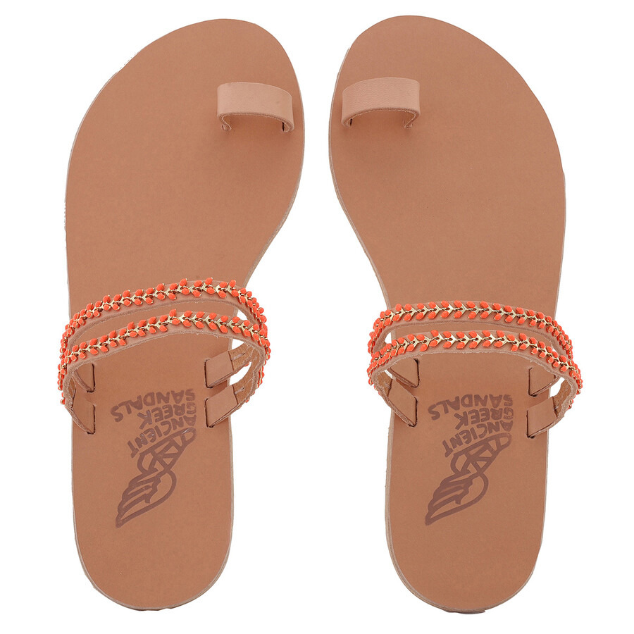 Ancient Greek Sandals Ladies Skalida Flat Sandals - 3