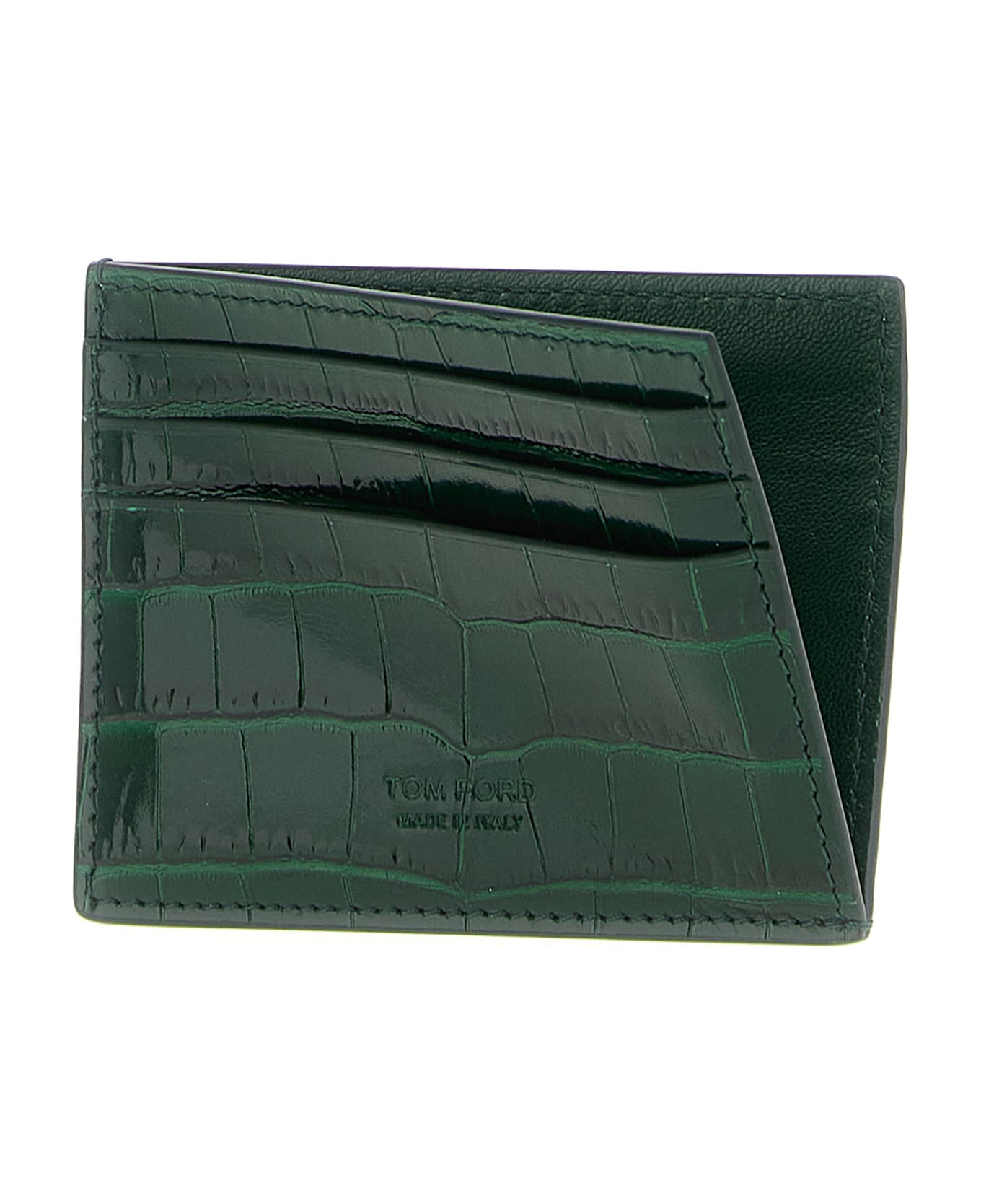 Crocodile Leather Card Holder - 3