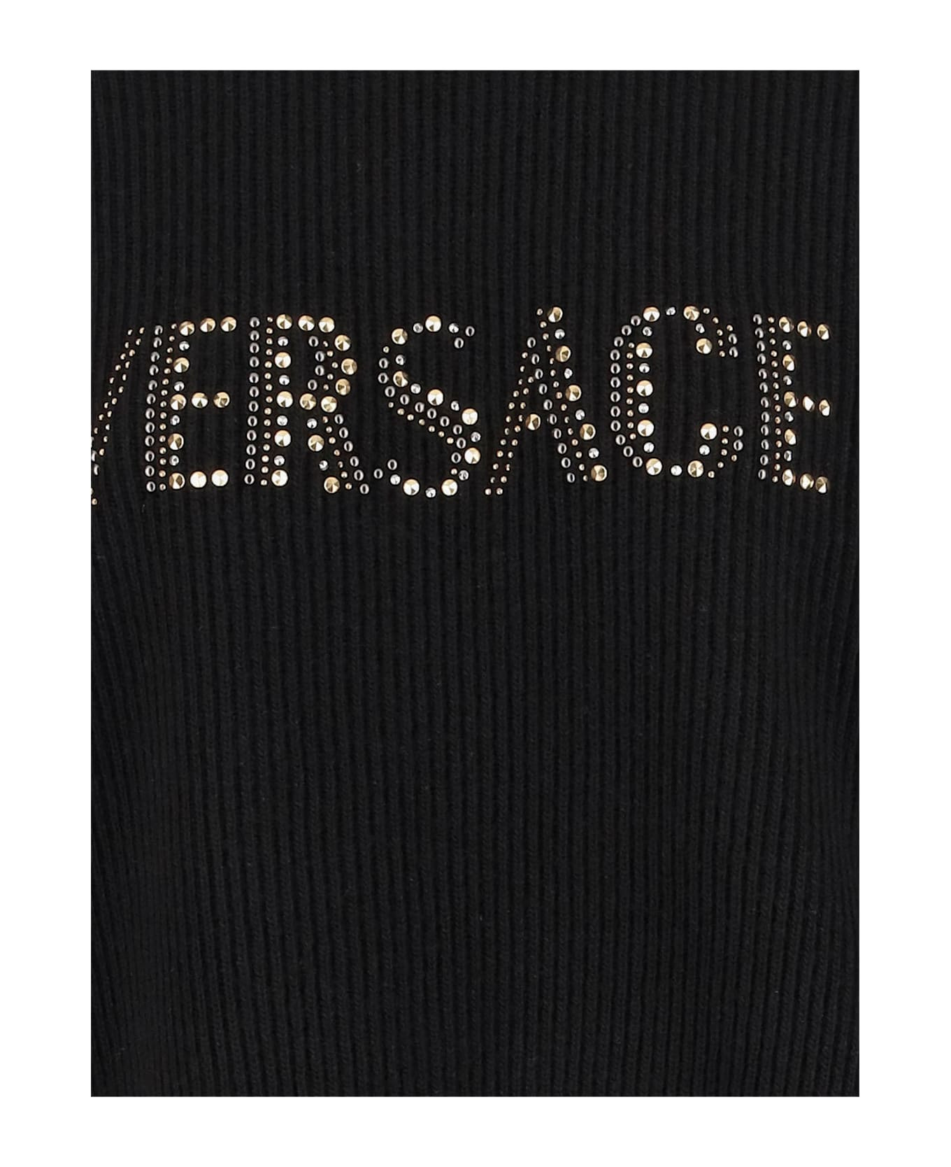 Ribbed Wool Sweater With Studs - 3