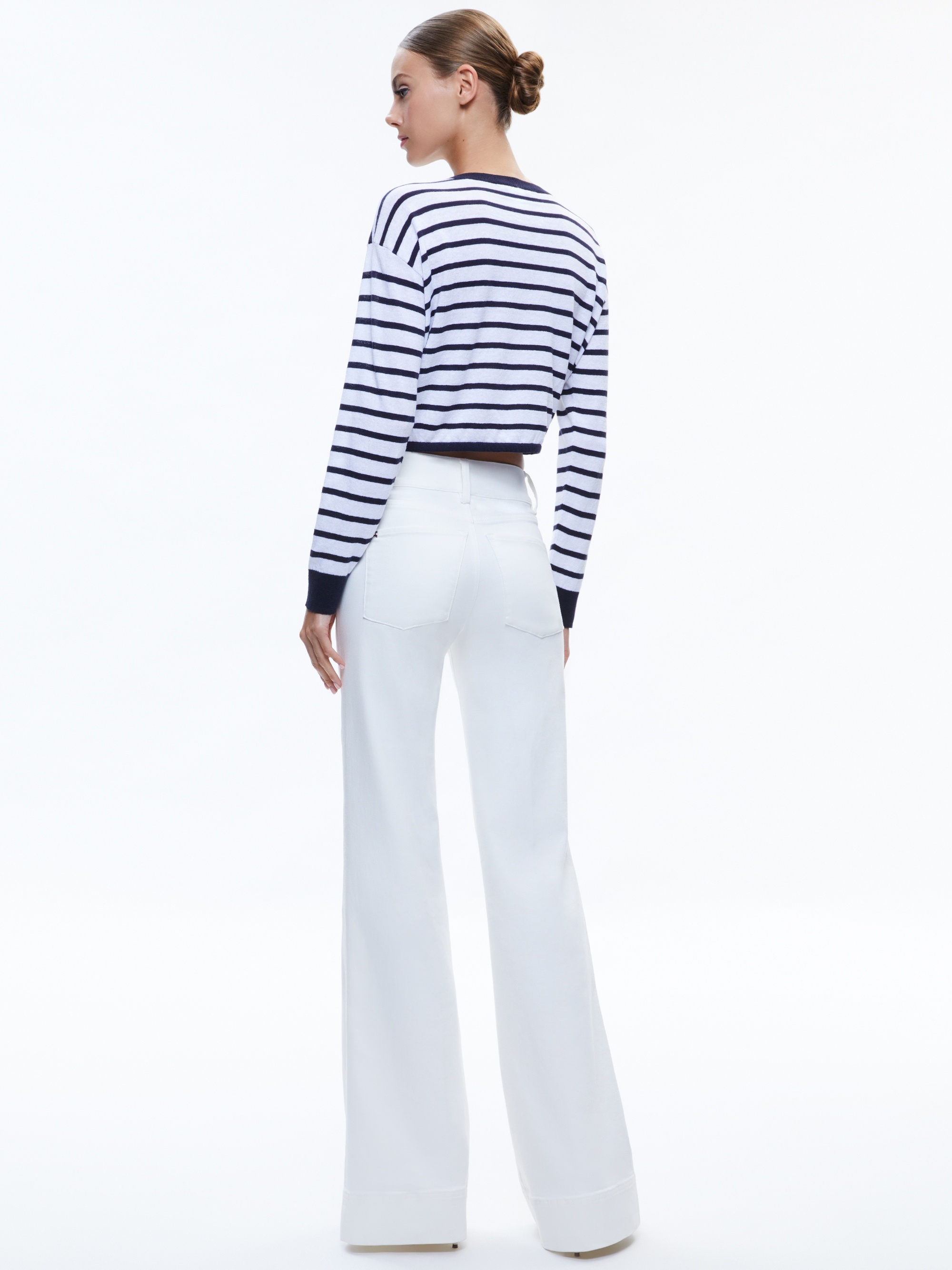 BERNETTA CROPPED DRAWSTRING PULLOVER - 3