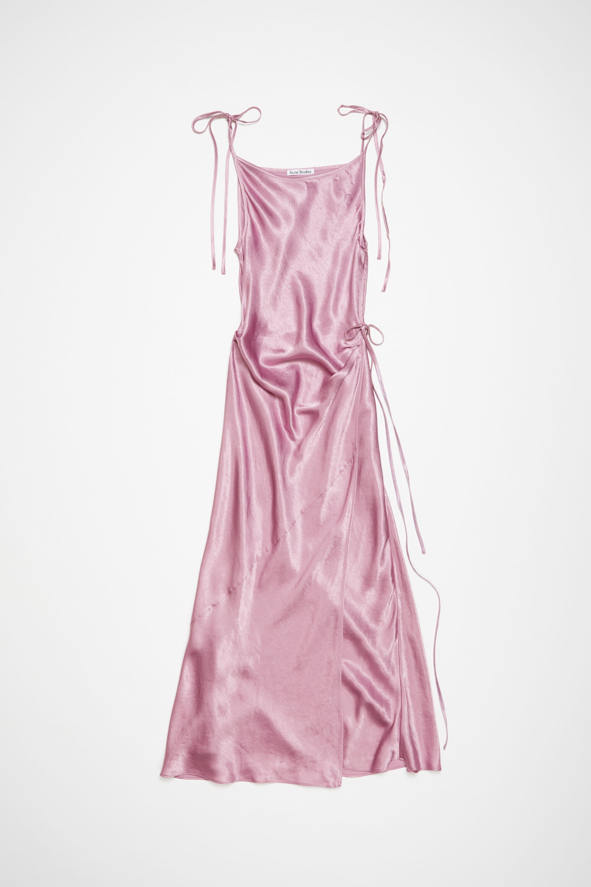 Satin dress - Lilac purple - 7