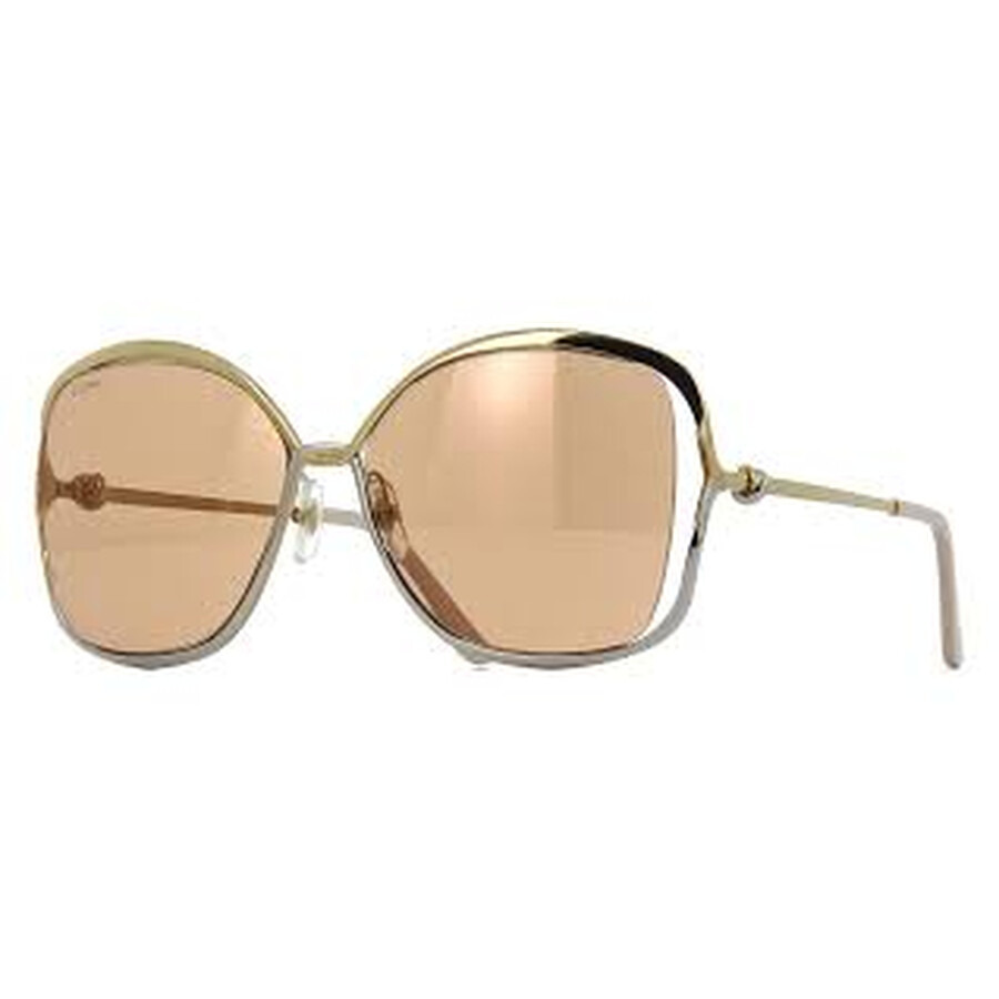 Cartier Trinity Brown Flash Butterfly Ladies Sunglasses CT0225S 002 60 - 1