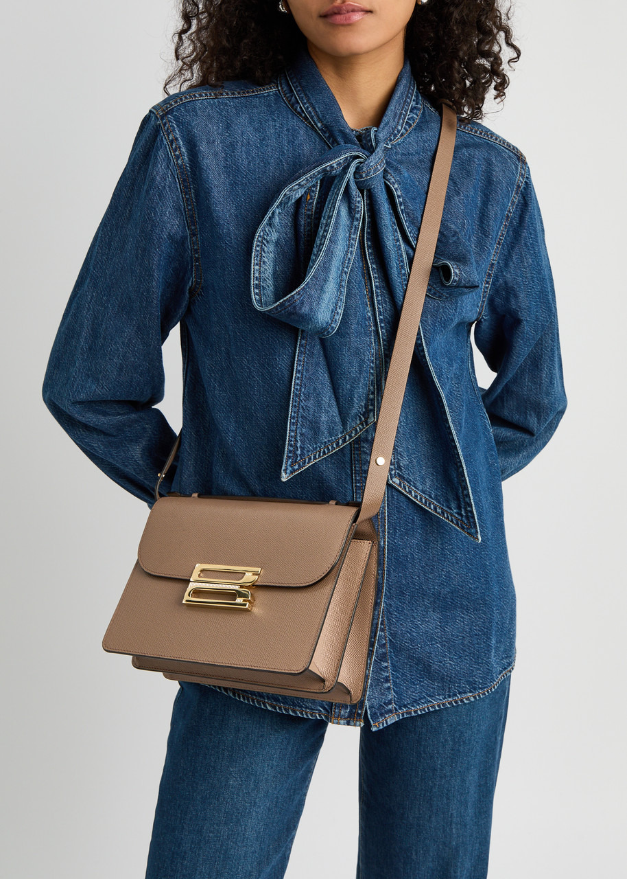 Victoria Beckham Dorian Small Grained Leather top Handle bag - 5